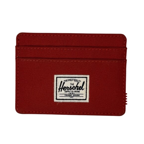 Herschel Charlie Card Holder Wallet - Red - Picture 1 of 6